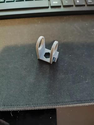 LED strip holder for a 16mm thick shelf.   