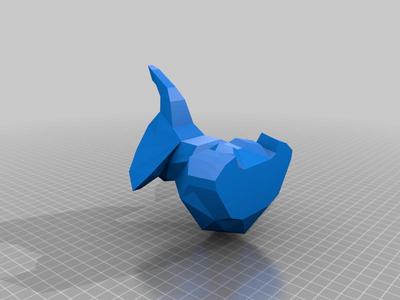 sde lowPolyElephant_trunkUp