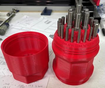 Drill Bit Case - 25 Piece Brad Point   