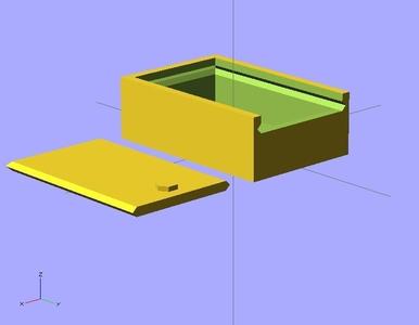 Parametric slide lid box