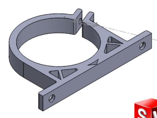 Halter 38mm Poolschlauch kurz