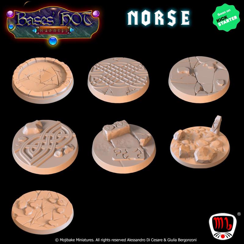 Norse Custom Bases (Bases hot Madness KS Campaign)