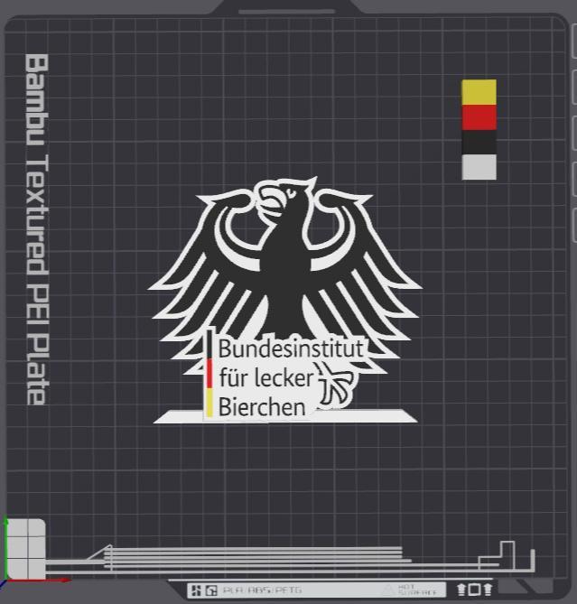 Bundesinstitut für lecker Bierchen Table Stand