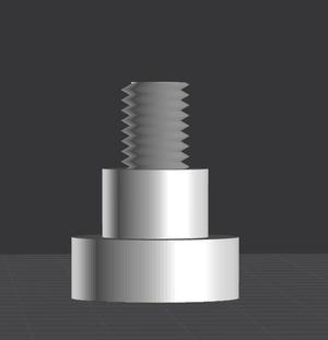 Standalone microphone screw adapter
