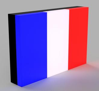 World Flags - France LED Lamp