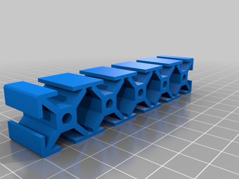 20mm 20100 Aluminum Extrusion