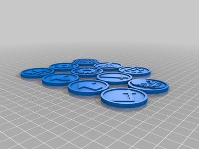 Warhammer 40k Action Tokens