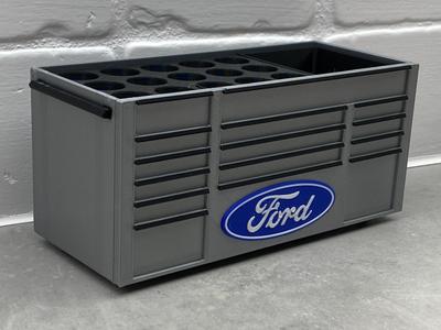 Ford Inspired Desk fanart Toolbox Pen holder