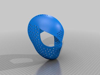 Spider-Man mask (put fabric over it to cover holes)