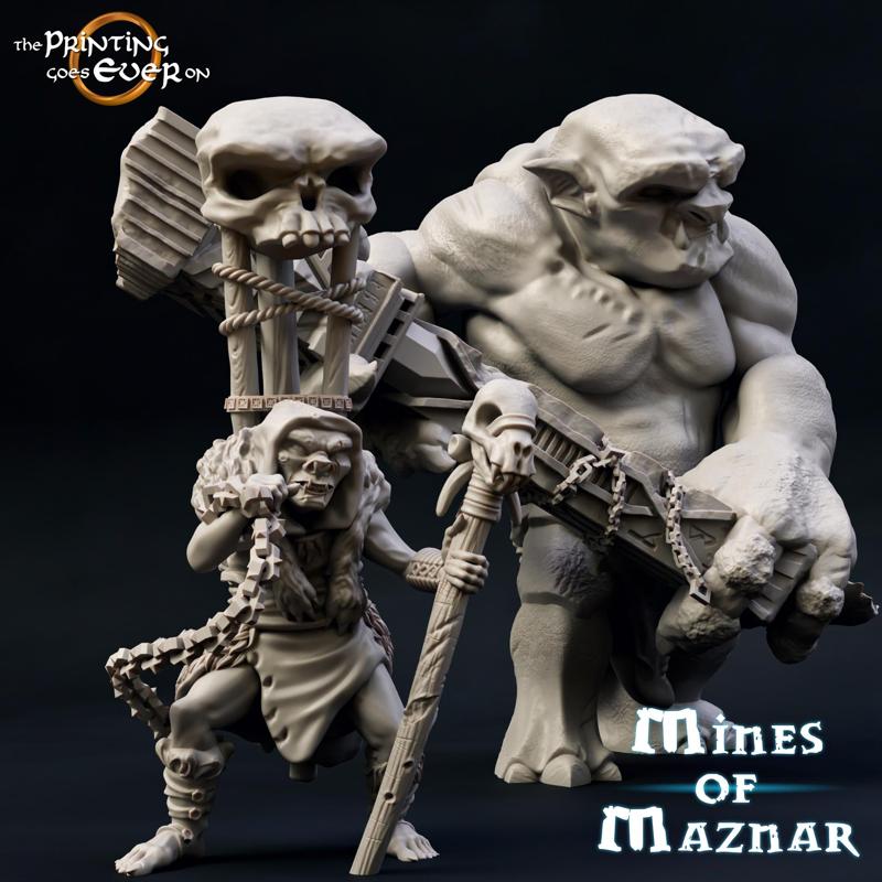 Goblin Beastmaster wth Troll - Presupported