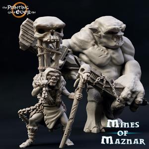 Goblin Beastmaster wth Troll - Presupported