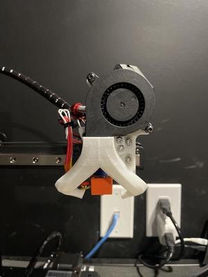 KP3S Print Head With Claw Duct, Stock Fans - V6, Superfly Extruder, Sailfin Extruder, Sherpa Extruder BLTouch/3D Touch