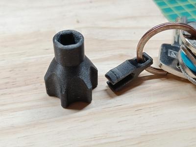Keychain Detachable Prop Tool Hex Driver