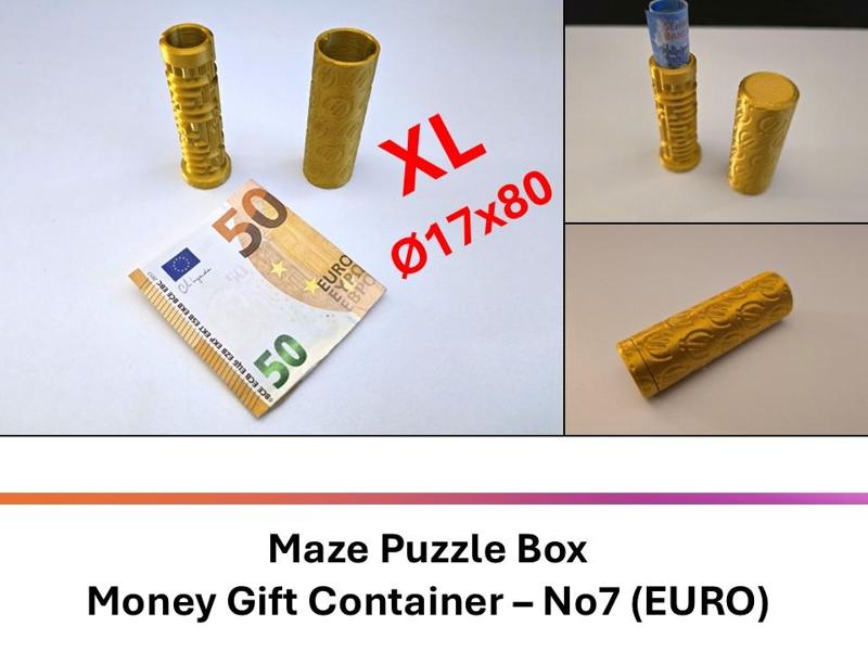 Maze Puzzle Box Money Gift Container – No7 - XL