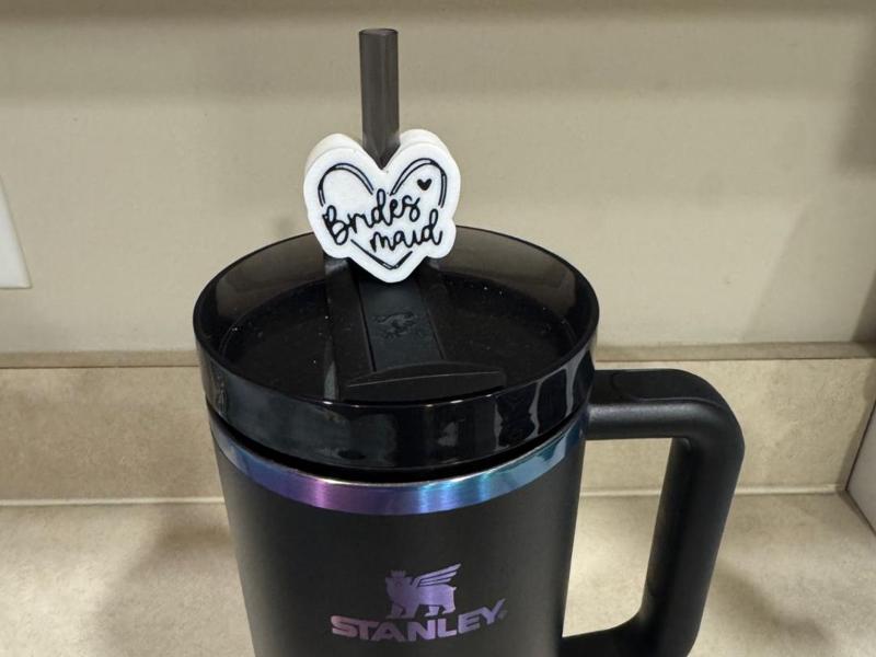 Bridesmaid Stanley Cup Straw Topper