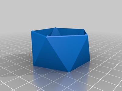 Icosahedron Planter/Vase (READ DESCRIPTION)