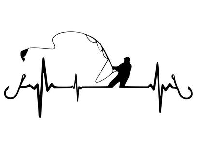 Heartbeat Fishing Decor   