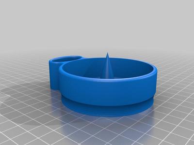 Ashtray Debowler with lighter holder (Without wording)