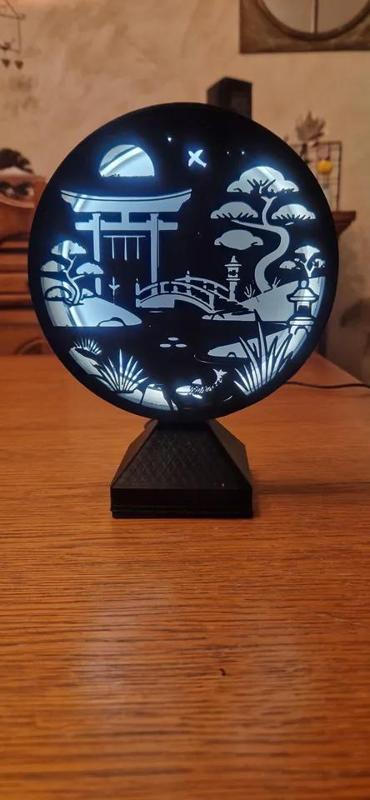 LED USB 5V Lamp - Japanese Garden by Moonlight   