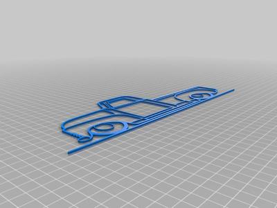 47-54 chevy wall art 