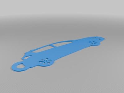 Toyota Auris 2D Keychain