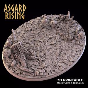 FOREST 1 x Oval Base 120x92mm - PRESUPPORTED