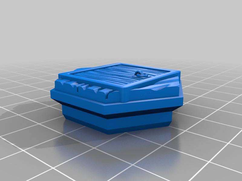 WDhex - wood - floor tile hatch