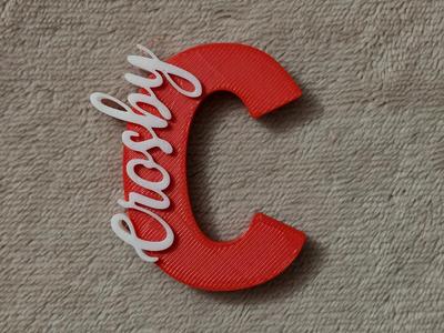 Crosby Name Plate
