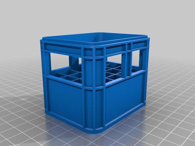 Stackable beer crate AA/AAA batteries no arch