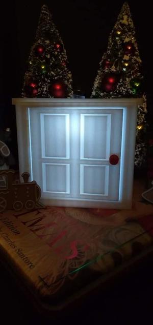 lithophane display door