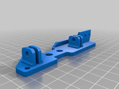 Smooth FANG Mount for Ender 3 with BLTouch Remix