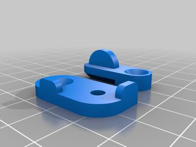 Acrylic / perspex door latch