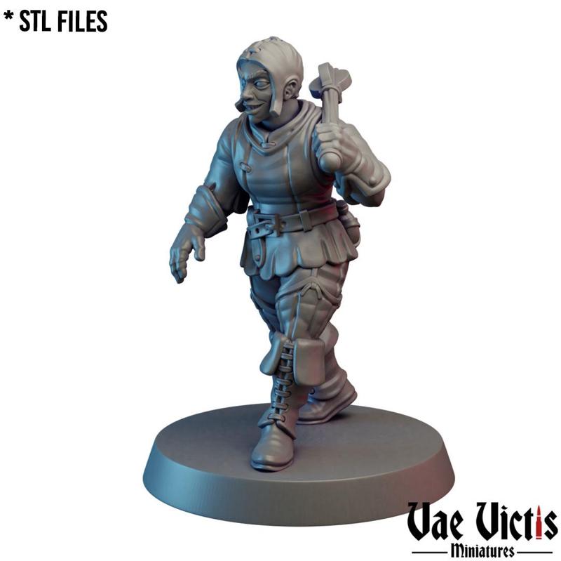 Village guard woman #04 [PRE-SUPPORTED]