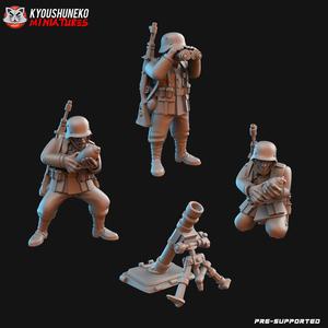 German Mortar Team ww2