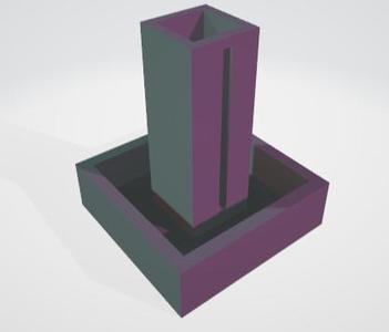 structural part with optional animal feeder 