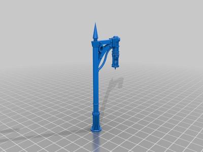 Hourglass on a pole