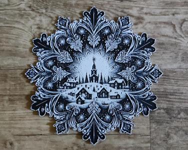 Christmas Snowflake hueforge