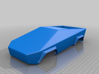 Parametric Tesla Cybertruck Body for WPL B24 Frame