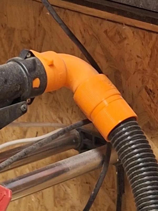 osVAC Adapter BOSCH GCM 8 SJL , 90 degree, rotatable   