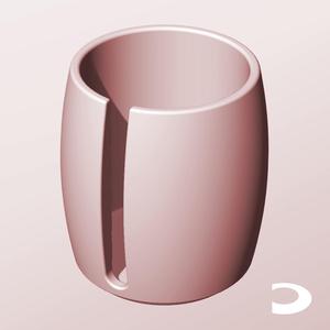 CR68-90-S Slotted Modular Stacking Storage Boxes | Printable Objects - Infinite Containers | stl file for 3d printing
