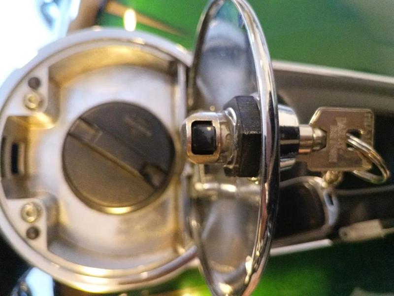 Harley Davidson Electra Glide tank lock nut   