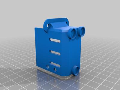 Creality CR6 CR-6 SE Breakout Board Cover with space for magnet to user laser head
