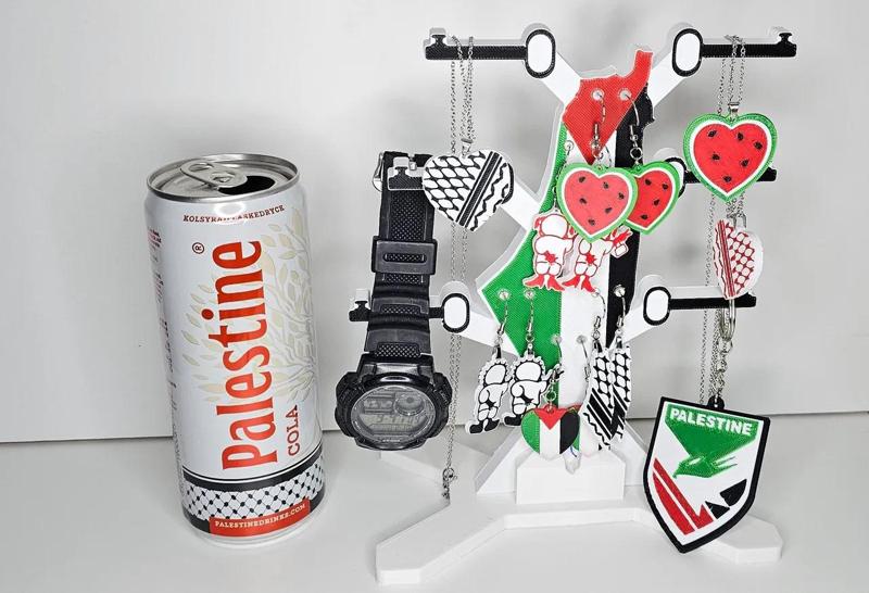 Jewelry organizer Palestine theme   