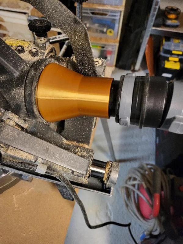 56mm OD to 35mm ID Dust Collection Reducer | Hikoki C 8FSHG   