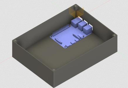 Raspberry pie 4 enclosure template   