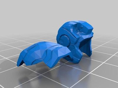 lego iron man helmet (remix)