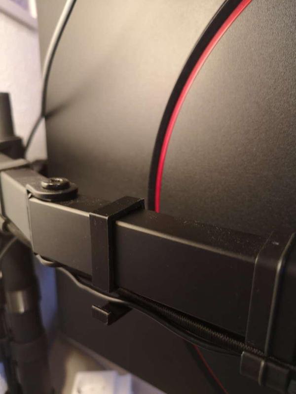HUANUO monitor arm cable guide clip