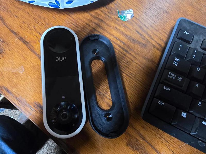 mounting plate for Arlo doorbell   