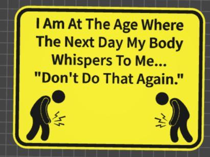 funny sign dont do that again