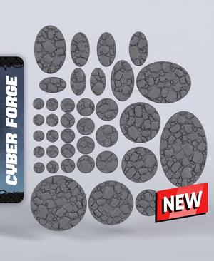 Blood Dominion Bases - With Free Cyberpunk Warhammer - 40k Sci-Fi Gift Ideas for RPG and Wargamers